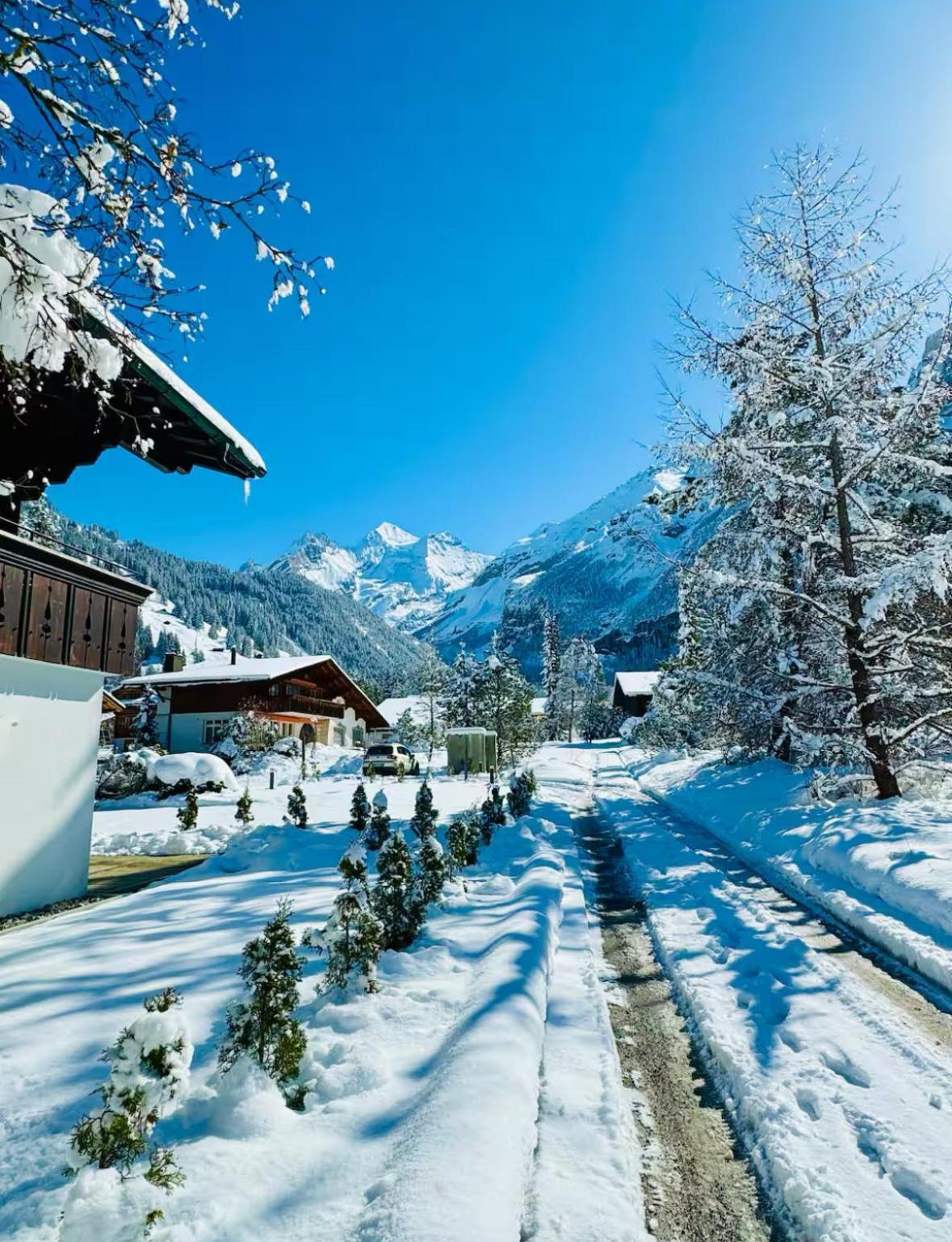 Cute & Cozy Oasis, Private Afternoon Sun Terrace Kandersteg Exterior foto